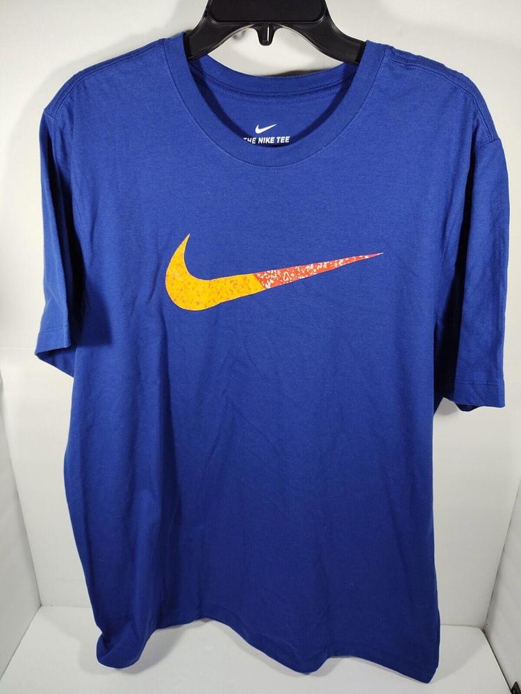 Nike Tee Shirt Men's Size XL Blue Graphic T-Shirt EUC